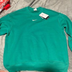 Womens nike oversized crew neck sweatshirt